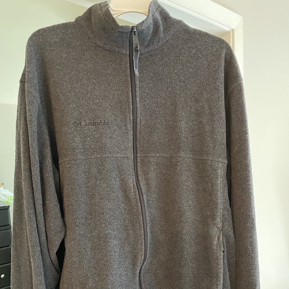 Gray Columbia Zip-Up